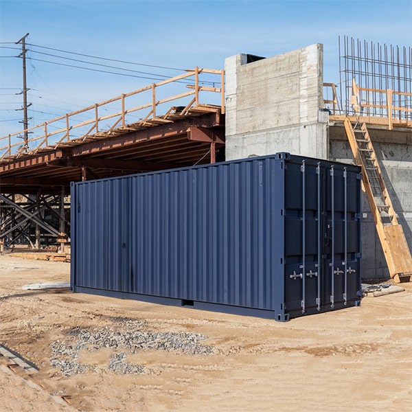 our construction site storage containers are made of durable materials to withstand the demands of the construction site environment